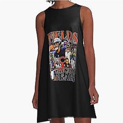 Justin Fields Chicago A-Line Dress