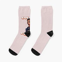 Justin Fields Chicago Bears Sticker Socks