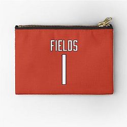 Justin Fields Jersey Zipper Pouch