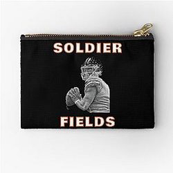 Justin Fields bear Zipper Pouch