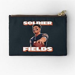 Justin Fields Chicago Bears Zipper Pouch