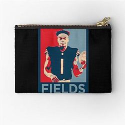 Justin Fields Bears Zipper Pouch