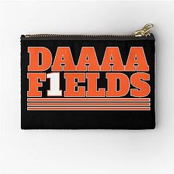 Justin Fields football Zipper Pouch