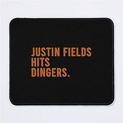 Justin Fields hits homerun Mouse Pad