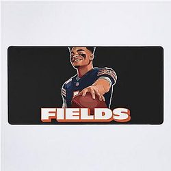 Justin Fields Chicago Bears Classic T-Shirt Desk Mat