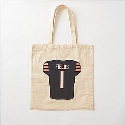 Justin Fields Jersey Tote Bag