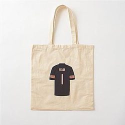 Justin Fields Jersey Cotton Tote Bag