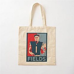 Justin Fields Bears Cotton Tote Bag
