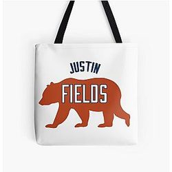 Justin Fields All Over Print Tote Bag