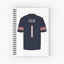 Justin Fields Jersey Notebook