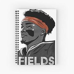 Justin Fields T-Shirt Spiral Notebook