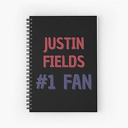 Justin Fields Fan Spiral Notebook