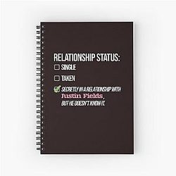 Justin Fields Spiral Notebook