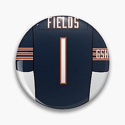 Justin Fields Jersey Pin
