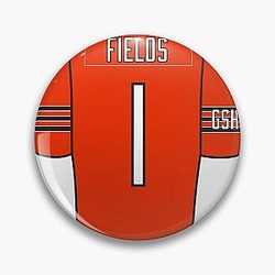 Chicago Bears Justin Fields jersey pin