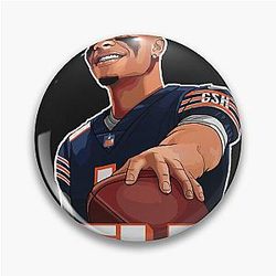 Soldier Fields, Justin Fields Chicago Bears Classic T-Shirt Pin