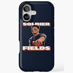 Soldier Field, Justin Fields, Chicago Bears iPhone Tough Case