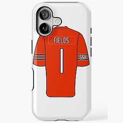 Chicago Bears Justin Fields Jersey iPhone Case