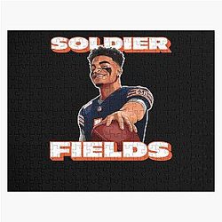 Justin Fields Chicago Bears Classic T-Shirt Jigsaw Puzzle