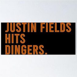 Justin Fields hits home runs Poster