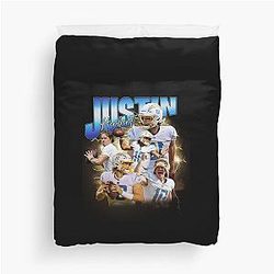 Justin Herbert Duvet Cover