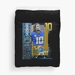 Justin Herbert Football Duvet Cover