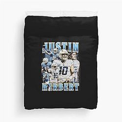 Justin Herbert Duvet Cover
