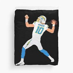 Justin Herbert Duvet Cover
