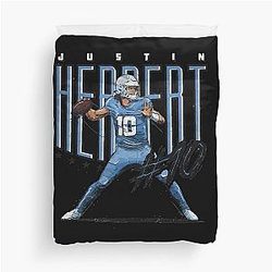 Justin Herbert Duvet Cover