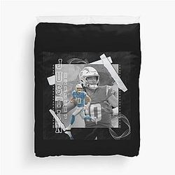 Justin Herbert Football Chargers Duvet Cover