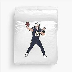Justin Herbert Duvet Cover