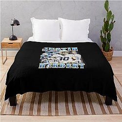 Justin Herbert Throw Blanket