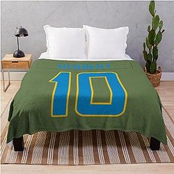 Justin Herbert Chargers Throw Blanket