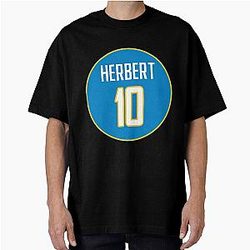 Justin Herbert Los Angeles Chargers Oversized T-Shirt