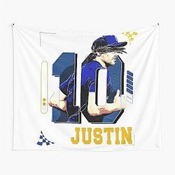 Justin Herbert Football Player Tapestry