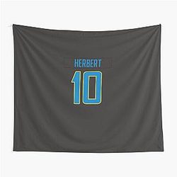 Justin Herbert Los Angeles Chargers Tapestry