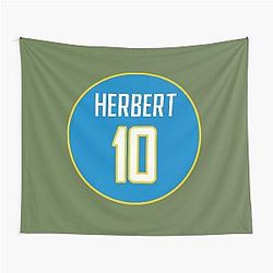 Justin Herbert Los Angeles Chargers Tapestry