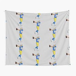Justin Herbert To The Crowds Tapestry