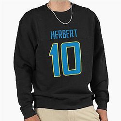 Justin Herbert Chargers Pullover Sweatshirt