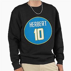 Justin Herbert Los Angeles Chargers Pullover Sweatshirt