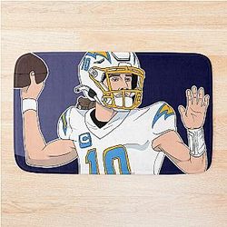 Justin Herbert Quarterback Bath Mat