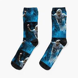 Justin Herbert Los Angeles Sports Art Socks