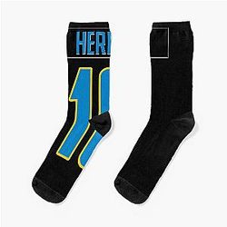 Justin Herbert Chargers Socks