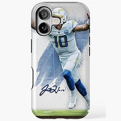 Justin Herbert Los Angeles Sports Art iPhone Case