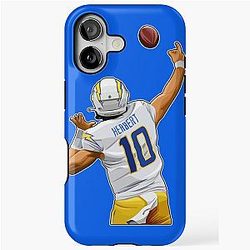 Justin Herbert Throw Touchdown Classic iPhone Case