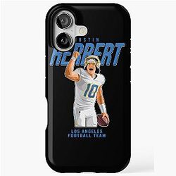 Justin Herbert Los Angeles Football Team iPhone Tough Case