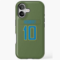 Justin Herbert Chargers iPhone Case
