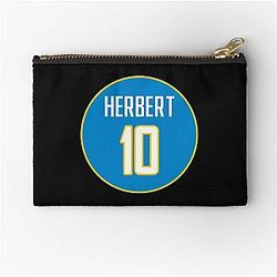 Justin Herbert Los Angeles Chargers Zipper Pouch