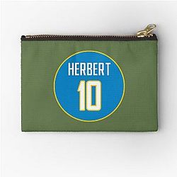 Justin Herbert Los Angeles Chargers Zipper Pouch