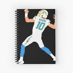 Justin Herbert Spiral Notebook